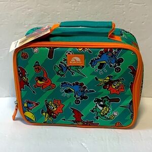 Igloo Kids Lunch Cooler Bag Horizontal Dinosaur Graphic Teal NWT